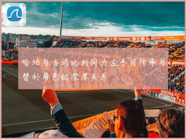 哈珀与吉诺比利同为左手将传承与替补角色的深厚关系